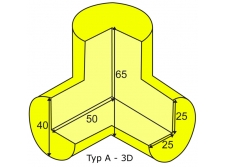 profil ochronny na narożnik typ e 3d - sklep bhp elmetal bariery, lustra i profile ochronne 14
