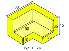 profil ochronny na narożnik typ e 3d - sklep bhp elmetal bariery, lustra i profile ochronne 12
