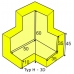 profil ochronny na narożnik typ h 3d - sklep bhp elmetal bariery, lustra i profile ochronne 6