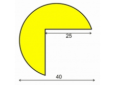 profil ochronny ostrzegawczy żółto-czarny typ bb - sklep bhp elmetal bariery, lustra i profile ochronne 8