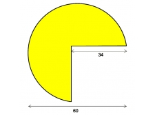profil ochronny ostrzegawczy żółto-czarny typ a - sklep bhp elmetal bariery, lustra i profile ochronne 8