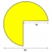 profil ochronny ostrzegawczy żółto-czarny typ a+ - sklep bhp elmetal bariery, lustra i profile ochronne 6