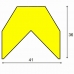 profil ochronny ostrzegawczy żółto-czarny typ aa - sklep bhp elmetal bariery, lustra i profile ochronne 6