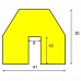 profil ochronny ostrzegawczy żółto-czarny typ bb - sklep bhp elmetal bariery, lustra i profile ochronne 6