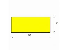 profil ochronny ostrzegawczy żółto-czarny typ h bariery, lustra i profile ochronne 8