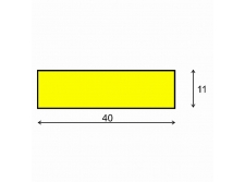 profil ochronny ostrzegawczy żółto-czarny typ h bariery, lustra i profile ochronne 10