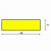 profil ochronny ostrzegawczy żółto-czarny typ f - sklep bhp elmetal bariery, lustra i profile ochronne 6