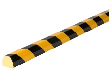 profil ochronny ostrzegawczy żółto-czarny typ bb - sklep bhp elmetal bariery, lustra i profile ochronne 15