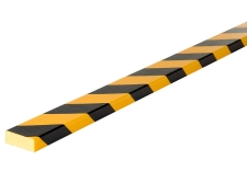 profil ochronny ostrzegawczy żółto-czarny typ h bariery, lustra i profile ochronne 9