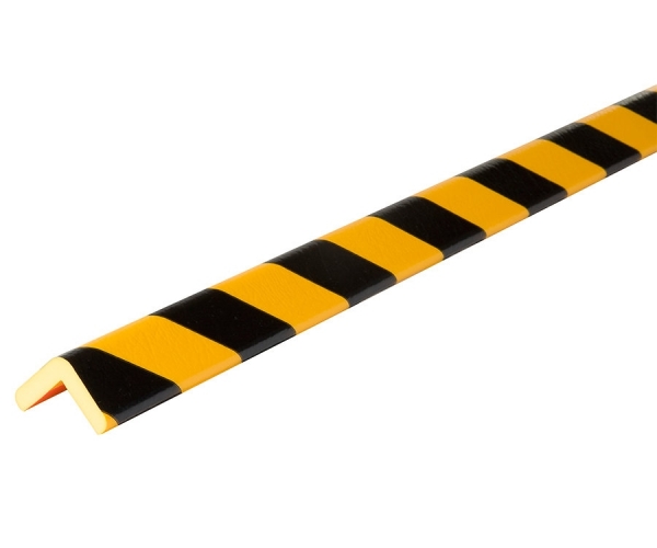 profil ochronny ostrzegawczy żółto-czarny typ h bariery, lustra i profile ochronne 4