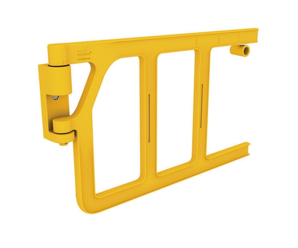 bramka bezpieczeństwa double axes gate 120 cm - sklep bhp elmetal bariery, lustra i profile ochronne 4