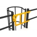 bramka bezpieczeństwa double axes gate 120 cm - sklep bhp elmetal bariery, lustra i profile ochronne 6