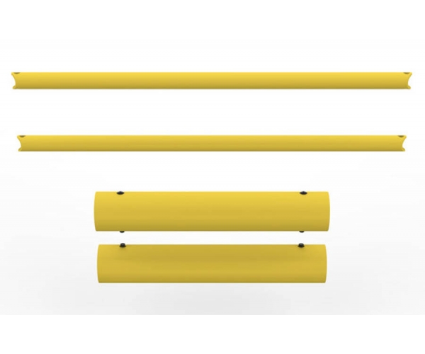 elastyczna barierka ochronna strefy ruchu lima - standardowe poprzeczki bariery, lustra i profile ochronne 4