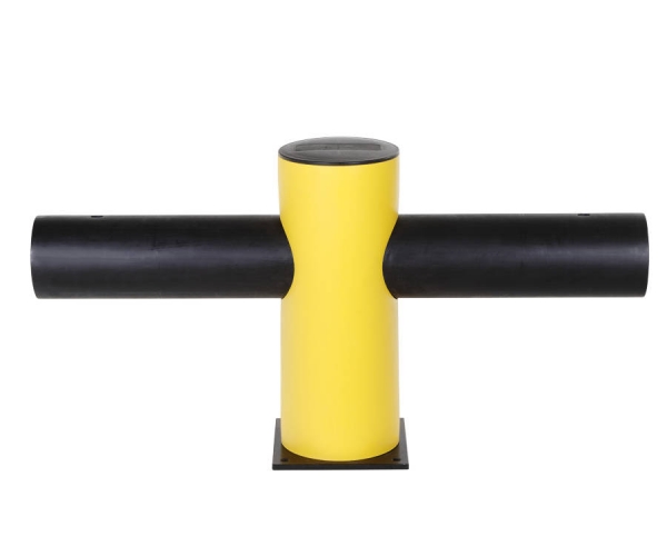 elastyczna barierka ochronna strefy ruchu charlie - słupek środkowy - sklep bhp elmetal bariery, lustra i profile ochronne 4