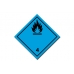 materiały wytwarzające w kontakcie z wodą gazy zapalne 4.3 czarny - naklejka adr - sklep bhp elmetal znaki etykiety i naklejki 5