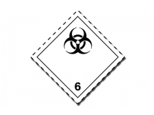 materiały żrące 8 - naklejka adr - sklep bhp elmetal znaki etykiety i naklejki 47