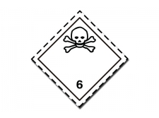 materiały żrące 8 - naklejka adr - sklep bhp elmetal znaki etykiety i naklejki 45