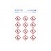 etykieta samoprzylepna ghs09 do oznakowania substancji niebezpiecznych - sklep bhp elmetal znaki etykiety i naklejki 9
