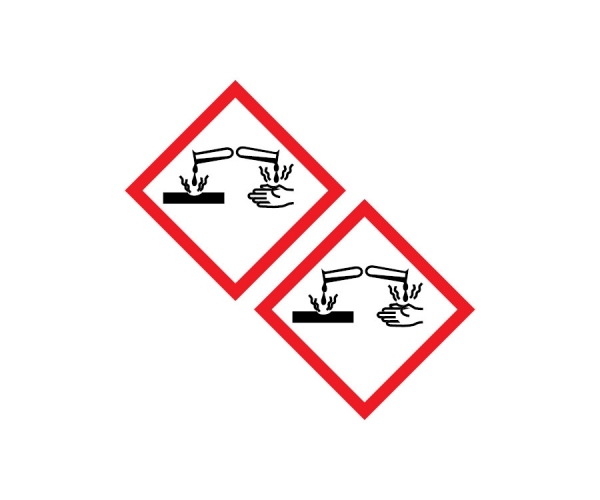 etykieta samoprzylepna ghs05 do oznakowania substancji niebezpiecznych - sklep bhp elmetal znaki etykiety i naklejki 4