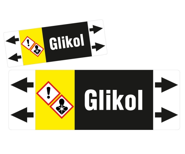 glikol etykieta strzałka iso 20560 znacznik rurociągów - sklep bhp elmetal oznakowanie rurociągów 4