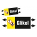 glikol etykieta strzałka iso 20560 znacznik rurociągów - sklep bhp elmetal oznakowanie rurociągów 5