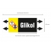glikol etykieta strzałka iso 20560 znacznik rurociągów - sklep bhp elmetal oznakowanie rurociągów 6
