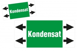 Kondensat etykieta strzałka ISO 20560