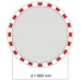 lustro sferyczne drogowe akrylowe okrągłe o średnicy 600 mm - sklep bhp elmetal bariery, lustra i profile ochronne 6