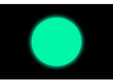 naklejka podłogowa fotoluminescencyjna kółko strzałka zielona oznakowanie podłóg 13