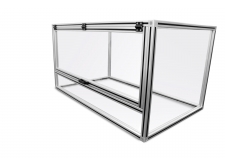 szafa z profili aluminiowych konstrukcyjnych z szufladami ze stali nierdzewnej profile aluminiowe konstrukcje i akcesoria 10