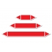 czerwona strzałka do oznakowania rurociągów - sklep bhp elmetal oznakowanie rurociągów 5