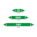 zielona strzałka do oznakowania rurociągów - sklep bhp elmetal oznakowanie rurociągów 8