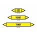 żółta strzałka do oznakowania rurociągów - sklep bhp elmetal oznakowanie rurociągów 8