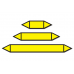 żółta strzałka do oznakowania rurociągów - sklep bhp elmetal oznakowanie rurociągów 5