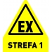strefa zagrożenia wybuchem 1 ex - naklejka samoprzylepna podłogowa - sklep bhp elmetal oznakowanie podłóg 5