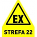 strefa zagrożenia wybuchem 22 ex - naklejka samoprzylepna podłogowa - sklep bhp elmetal oznakowanie podłóg 5