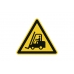 uwaga wózki widłowe - znak bhp podłogowy antypoślizgowy samoprzylepny - sklep bhp elmetal zabezpieczenia antypoślizgowe 5