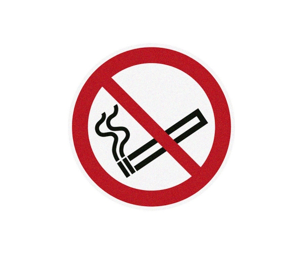 zakaz palenia - znak bhp podłogowy antypoślizgowy samoprzylepny - sklep bhp elmetal zabezpieczenia antypoślizgowe 4