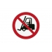 zakaz ruchu wózków widłowych - znak bhp podłogowy antypoślizgowy samoprzylepny - sklep bhp elmetal zabezpieczenia antypoślizgowe 5