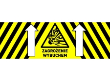 strefa zagrożenia wybuchem ex zone - tablica - sklep bhp elmetal tablice i naklejki bhp 9