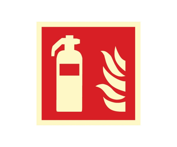 gaśnica - znak bezpieczeństwa przeciwpożarowy bhp - sklep bhp elmetal tablice i naklejki bhp 4