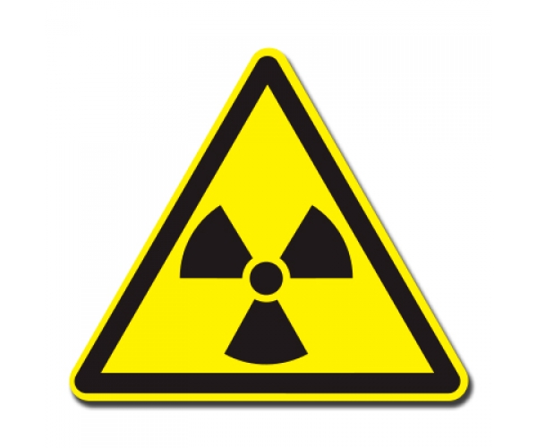 materiał radioaktywny - znak ostrzegawczy - sklep bhp elmetal tablice i naklejki bhp 4