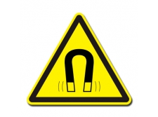 ostrożnie akumulatory - znak ostrzegawczy naklejka - sklep bhp elmetal tablice i naklejki bhp 33