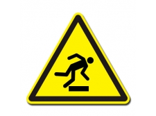 uwaga! niebezpieczeństwo porażenia - znak ostrzegawczy naklejka - sklep bhp elmetal tablice i naklejki bhp 33