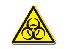 ostrożnie akumulatory - znak ostrzegawczy naklejka - sklep bhp elmetal tablice i naklejki bhp 39