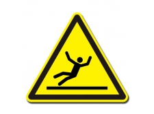 uwaga! niebezpieczeństwo porażenia - znak ostrzegawczy naklejka - sklep bhp elmetal tablice i naklejki bhp 59