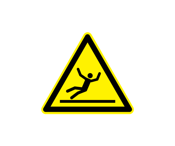 ostrzeżenie przed poślizgnięciem naklejka podłogowa bhp - sklep bhp elmetal oznakowanie podłóg 4