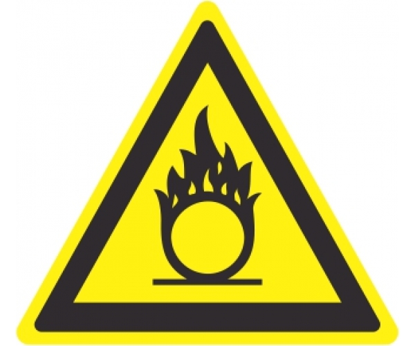 durastripe - znak ostrzegawczy - uwaga substancje o właściwościach utleniających - sklep bhp elmetal oznakowanie podłóg 4