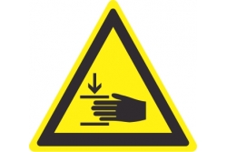 DuraStripe - znak ostrzegawczy - UWAGA niebezpieczeństwo dłoni