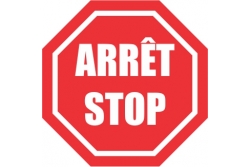 DuraStripe - znak stop - Arret Stop
